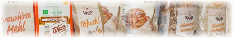 Glutenfreie Produkte